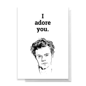 I Adore You Greetings Card