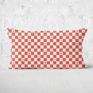 Jurassic Park Mr DNA Checker Board Rectangular Cushion