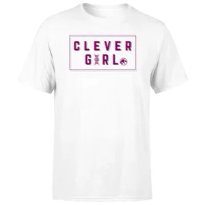Jurassic Park Clever Girl Men's T-Shirt - White