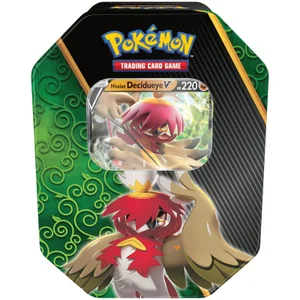 Pokémon TCG: Divergent Powers Tins - Hisuian Decidueye, Samurott and Typhlosion