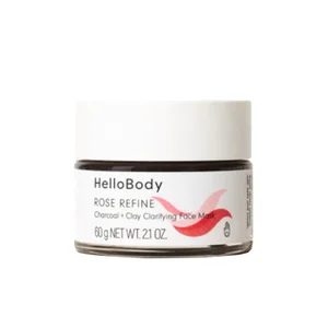 HelloBody Rose Refine Masque purifiant au charbon et argile - Hello Body
