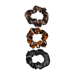 SIX Scrunchie-Set mit Animal Print