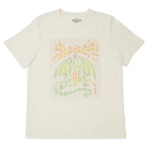 Stranger Things Scantron Dragon T-Shirt - Cream