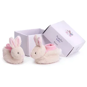 Ragtales by Posh Paws Fifi Rabbit Baby Booties in Gift Box