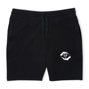 Sea of Thieves Athena's Fortune Embroidery Unisex Jog Shorts - Black