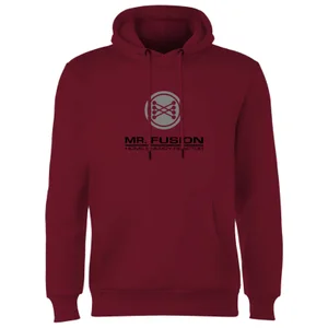 Back To The Future Mr Fusion Hoodie - Burgundy