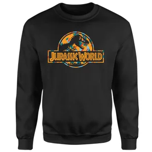 Jurassic Park Logo Tropical Sweatshirt - Black