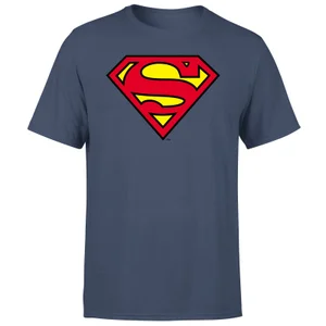 Official Superman Shield Men's T-Shirt - Navy