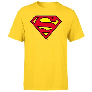 Official Superman Shield Men's T-Shirt - Yellow