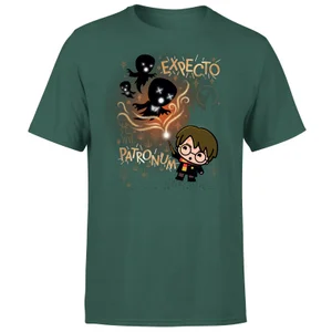 Harry Potter Kids Expecto Patronum Men's T-Shirt - Green