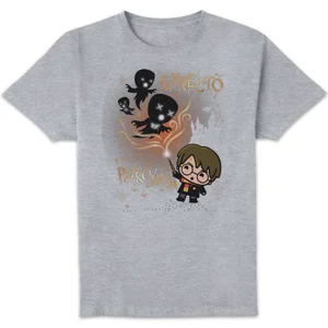 Harry Potter Kids Expecto Patronum Men's T-Shirt - Grey