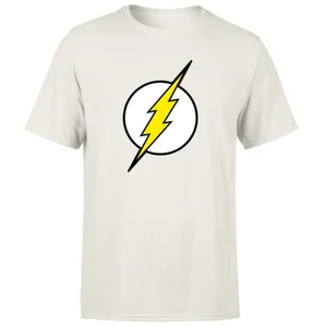 Justice League Flash Logo Men's T-Shirt - Cream