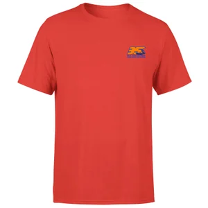 Back To The Future 35 Hill Valley Front Men's T-Shirt - Red