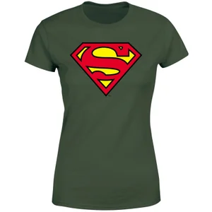 Official Superman Shield Women's T-Shirt - Green
