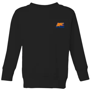 Back To The Future 35 Hill Valley Front Kids' Sweatshirt - Black