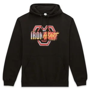 Wakanda Forever Iron Heart Hoodie - Schwarz