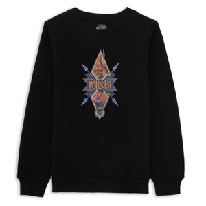 Wakanda Forever Protectors Kinder Sweatshirt - Schwarz