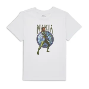Wakanda Forever Nakia Kinder T-Shirt - Weiß