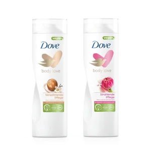 Dove Body Love Strahlende Pflege (1) / Verwöhnende Pflege (2) Body Lotion
