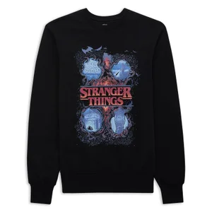 Stranger Things x Alex Hovey Four Seasons Sweatshirt - Black