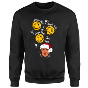 Jingle Bell Jingle Bell Jingle Bell Rock Christmas Jumper - Black