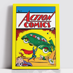 Decorsome x Superman Action Comics No.1 Rectangular Canvas