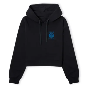Alien USS Sulaco Women's Cropped Hoodie - Black