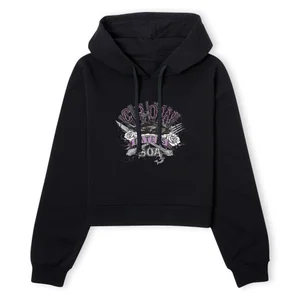 Sons of Anarchy Crow Eaters Women's Cropped Hoodie - Black
