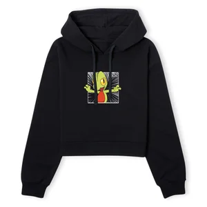 Pokemon Treecko Women's Cropped Hoodie - Black