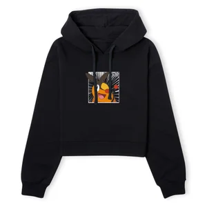 Pokemon Tepig Women's Cropped Hoodie - Black
