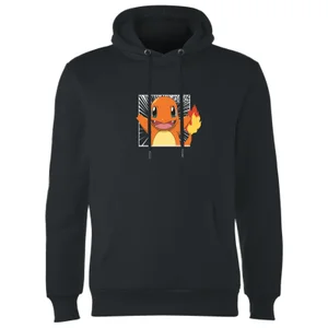 Pokémon Pokédex Charmander #0004 Hoodie - Black
