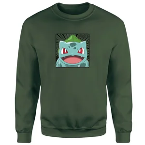 Pokémon Pokédex Bulbasaur #0001 Sweatshirt - Green