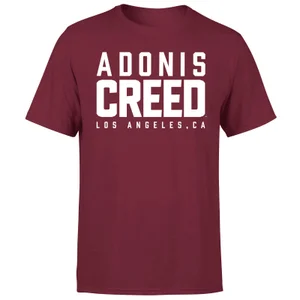 Creed Adonis Creed LA Logo Men's T-Shirt - Burgundy
