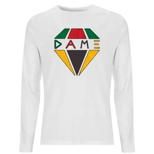 Creed DAME Diamond Logo Men's Long Sleeve T-Shirt - White