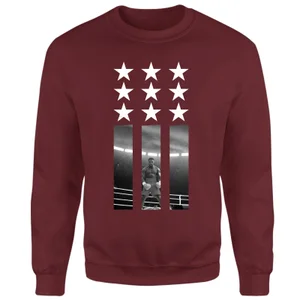 Creed Poster Stars Sweatshirt - Burgundy