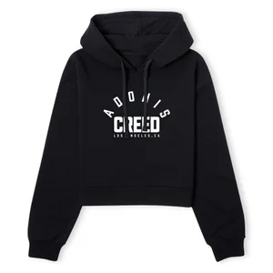 Creed Adonis Creed LA Women's Cropped Hoodie - Black