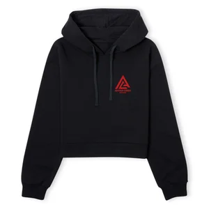 Creed Adonis Creed Athletics Logo Women's Cropped Hoodie - Black