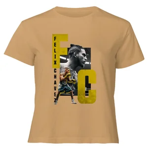 Creed Felix Chavez Women's Cropped T-Shirt - Tan