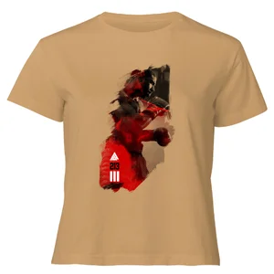 Creed 213 Women's Cropped T-Shirt - Tan