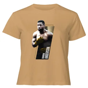 Creed Damian Anderson Women's Cropped T-Shirt - Tan