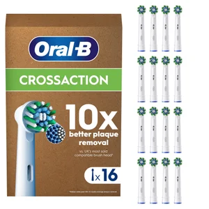 Oral B Cross Action Brush Heads - 16 Pack