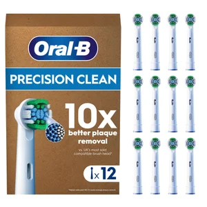 Oral B Precision Clean Toothbrush Heads - 12 Pack