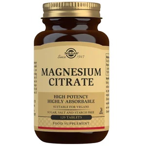 Solgar Minerals Magnesium Citrate Tablets x 120