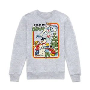 Steven Rhodes Fun In The Snow Sweatshirt - Grey