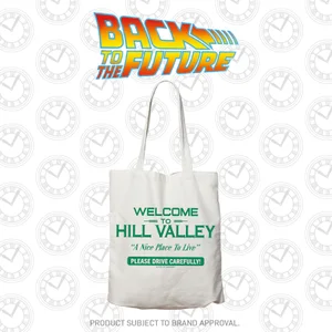Back the Future Hill Valley Tote Bag By Fanattik