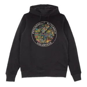 Steven Rhodes Psychedelic Research Volunteer Hoodie - Black