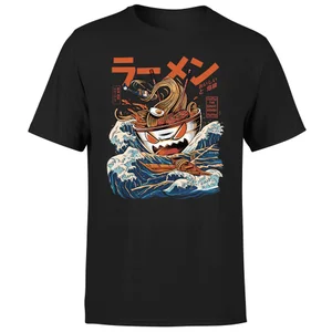 Threadless - The Black Great Ramen Unisex T-Shirt - Black