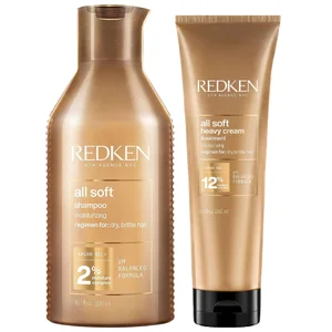 Redken Duo: All Soft Heavy Cream 250ml & Shampoo 300ml