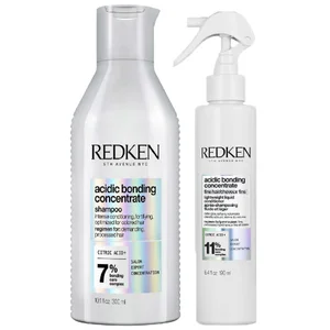 Redken Duo: Acidic Bonding Concentrate Shampoo 300ml & Lightweight Liquid Conditioner 190ml
