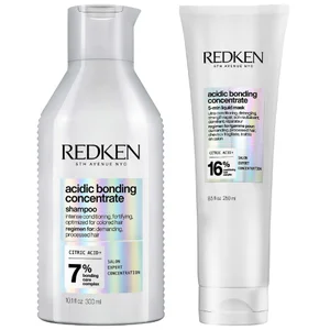 Redken Duo: Acidic Bonding Concentrate Shampoo 300ml & 5-Minute Liquid Hair Mask 250ml
